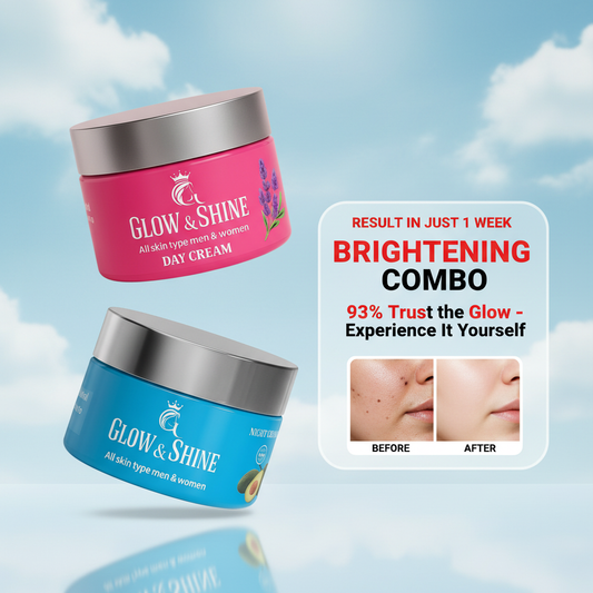 🌞 Day + Night Cream Combo – Fore best Results Glow & Protection!