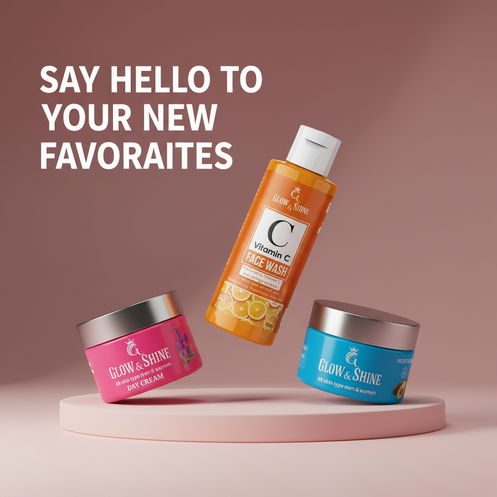 🌞🌙 Glow & Shine Ultimate Glow Combo – Face Wash + Day & Night Cream ✨🧴