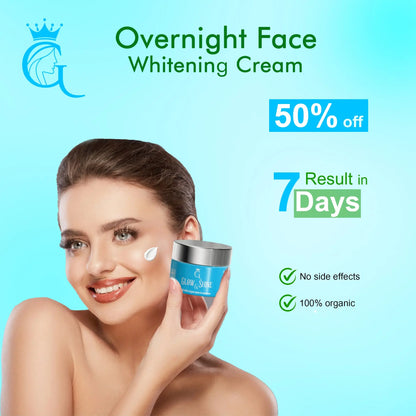 FACE WHITENING TWO NIGHT CREAM Glow&shine